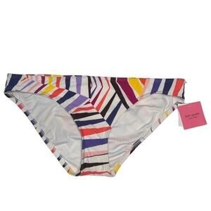 Kate Spade Womens Bikini Bottoms XL Geobrella Striped‎ Swimwear New